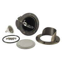 Outdoor Landscape Lighting LED 12V Low Voltage UNB03 4x/8x/12x Package Cast Brass 12V Low Voltage Shielded LED In-ground Well Light IP65 Waterproof with MR16 5W 3000K Bulb