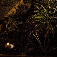 Outdoor Landscape Lighting LED 12V Low Voltage UNS02 4x/8x/12x Package Waterproof In-Ground 12V Low Voltage LED Underground Light Landscape Lighting with MR16 5W 3000K Bulb