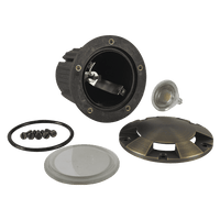 Outdoor Landscape Lighting LED 12V Low Voltage UNB07 Cast Brass 12V Low Voltage Round Multi-Directional LED In-ground Well Light MR16 Socket IP65 Waterproof