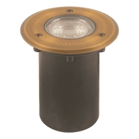 Outdoor Landscape Lighting LED 12V Low Voltage UNB12 4x/8x/12x Package Cast Brass 12V Low Voltage Round LED In-ground Well Light IP65 Waterproof with MR16 5W 3000K Bulb