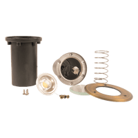 Outdoor Landscape Lighting LED 12V Low Voltage UNB12 4x/8x/12x Package Cast Brass 12V Low Voltage Round LED In-ground Well Light IP65 Waterproof with MR16 5W 3000K Bulb