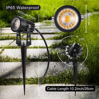 Outdoor Landscape Lighting LED 12V Low Voltage CD43 5W Waterproof LED Landscape Narrow Beam Directional Outdoor 12V Low Voltage Aluminum Spotlight