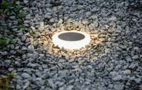 Outdoor Landscape Lighting LED 12V Low Voltage Halo Path & Surface Mount Hardscape Landscape 2700K Warm White Integrated Light