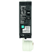 Outdoor Landscape Lighting LED 12V Low Voltage Siemens QA115AFC 15 Amp 1 in. Single-Pole 120-Volt Plug-On Combination AFCI Circuit Breaker