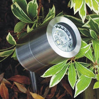 Outdoor Landscape Lighting LED 12V Low Voltage SPS02 12V Low Voltage LED Stainless Steel Spotlight Adjustable Up Lighting Fixtures