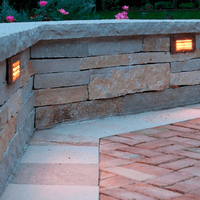 Outdoor Landscape Lighting LED 12V Low Voltage STB02 Brass Louver Horizontal Waterproof LED 12V Low Voltage 4.5