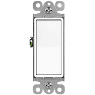 USE Momentary Contact Decorator Switch Single Pole 15A 120-277V  - White