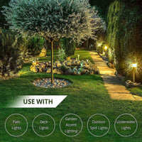 Outdoor Landscape Lighting LED 12V Low Voltage 14/2 Low Voltage Landscape Lighting Direct Burial Copper Wire
